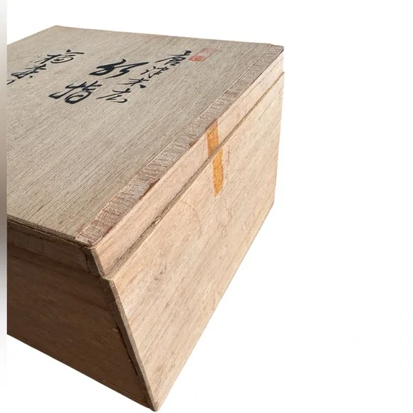 Japanese Ceramic: Mizusashi by Fukumori, Tsukidou Karatsu-yaki Suehiro Water Jar - Picture 13 of 16